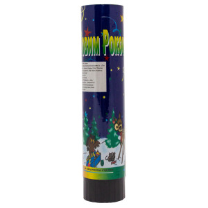 Хлопавка пружинна, 21 см, різнокольорові полоски з фольги (400034)