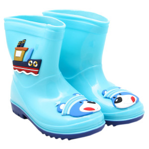 Дитячі гумові чоботи, блакитні, розмір 28,5 (18 см) (513832-4)