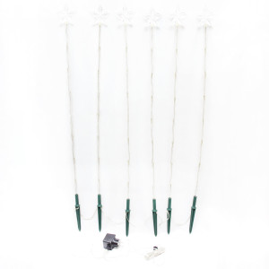 Світлодіодна декорація - гілки, 6 шт, 48л, 90 см, акрил, IP44 (041244)