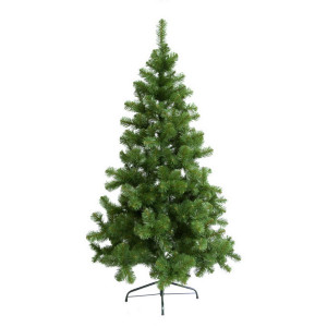 Ялинка штучна - Роксана, 150 см, з 2 частин, пластикова ніжка, сосна, зелений, ПВХ (МР-150)