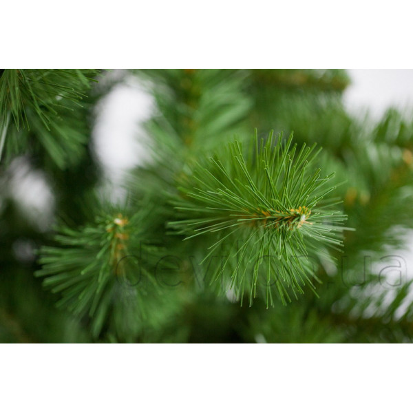 Ялинка штучна - Роксана, 150 см, з 2 частин, пластикова ніжка, сосна, зелений, ПВХ (МР-150)