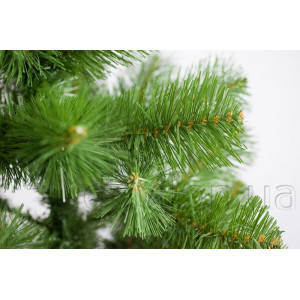 Ялинка штучна - Роксана, 150 см, з 2 частин, пластикова ніжка, сосна, зелений, ПВХ (МР-150)