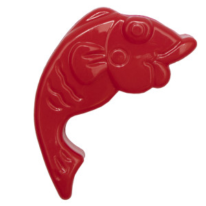 Формочка - рибка, 10,5x5,5x2 см, червона, пластик (JH2-004-2)