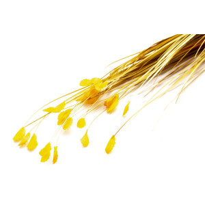 Штучна квітка з 3-ма гілочками, 90 см, помаранчевий (130061)