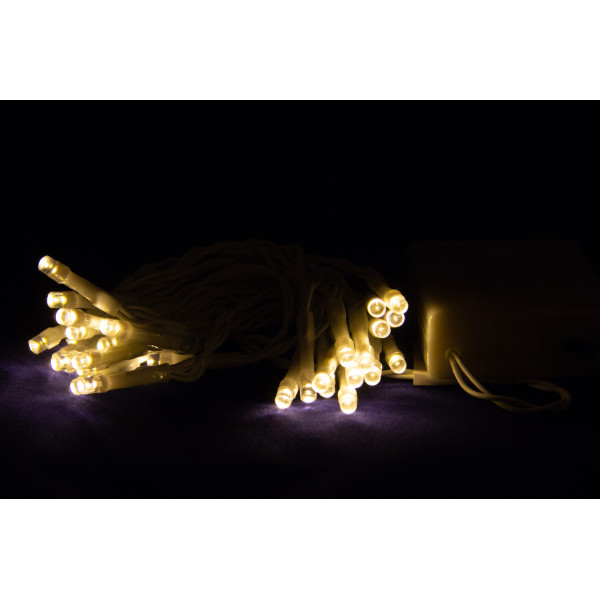 Світлодіодна гірлянда, 2,8 м, 30 л, 3AA, теплий білий, IP20 (650446)