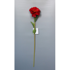 Штучна гілка Маргаритка, тканина, пластик, 50 см, червоний (630270)