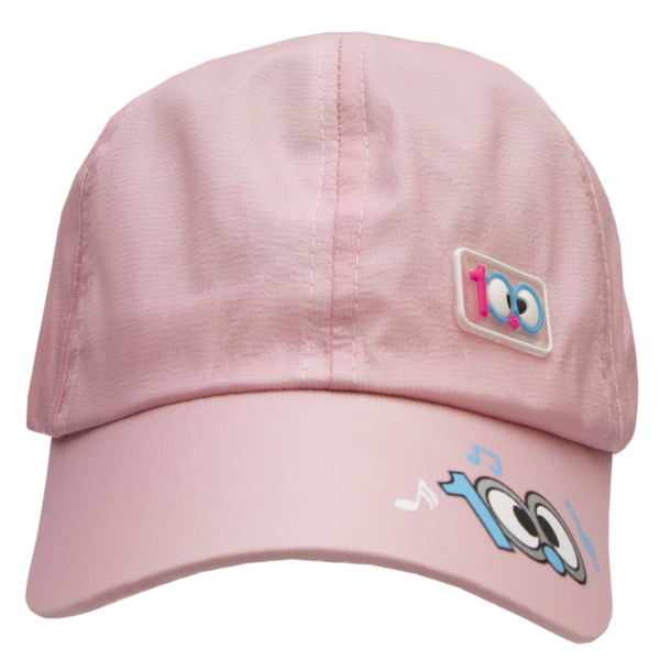 Кепка дитяча з емблемою, рожева, 54 см, 3-6 років, бавовна (517885)