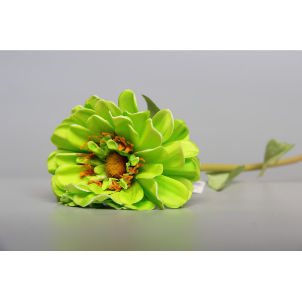 Штучна гілка Маргаритка, тканина, пластик, 50 см, зелений (630256)