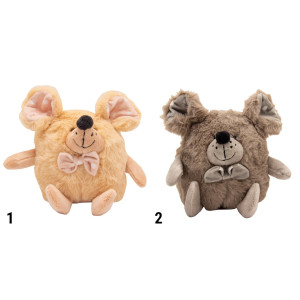 М'яка іграшка - щур, 14 см, бежевий, штучне хутро (C1804814-1)