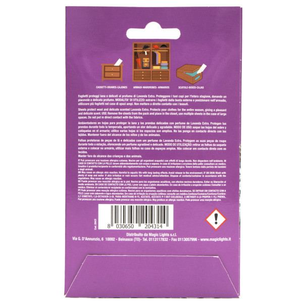 Набір ароматичних Саше Magic Lights, 12 шт, Лаванда (20431) для декору та інтер'єру (20431)