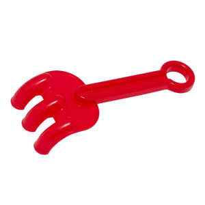 Грабельки Jiahe Plastic, 13,5x5,6x3 см, червоний, пластик (JH1-001G,H,I,J-5)