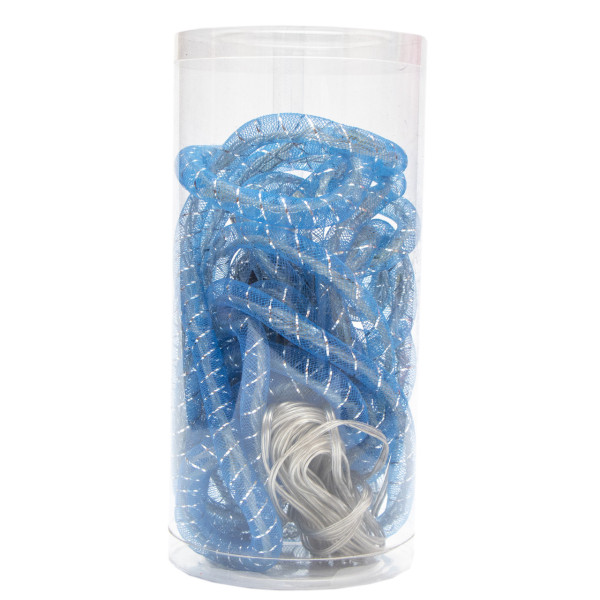 Світлодіодна гірлянда - рибки, 5 м, 80 л, синій, IP44 (040735)