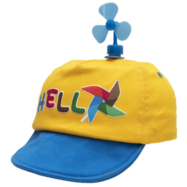 Кепка дитяча Hello, жовтий, 46 см, 1-3 роки, бавовна (517588)