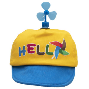 Кепка дитяча Hello, жовтий, 46 см, 1-3 роки, бавовна (517588)