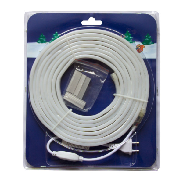 Неонова світлодіодна гірлянда-трубка SMD2835 LED, 5 м, зелений, кріплення, IP20 (950095)