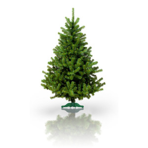 Ялинка штучна - Кармен, 150 см, з 2 частин, пластикова ніжка, ялинка, зелений, ПВХ (КМ-150)