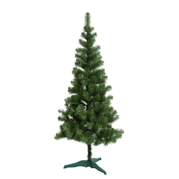 Ялинка штучна - Вікторія, 240 см, з трьох частин, металева ніжка, сосна, зелений, ПВХ (МВ-240)