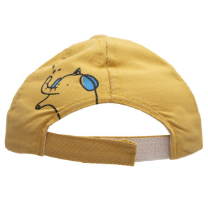 Кепка дитяча ведмедик, жовтий, 43 см, 1-3 років, бавовна (517410)