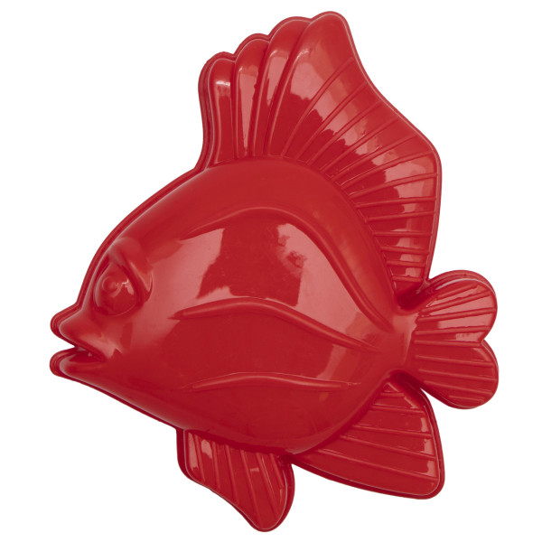 Формочка - рибка, 12,5 см, червона, пластик (JH2-004B-2)