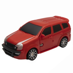 Трансформер робот-рятувальник зі світловим мечем, сірий з червоним, пластик (3888-4)