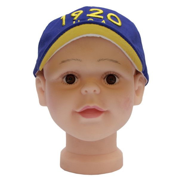 Кепка дитяча 1920, синій, 50-52 см, 3-6 років, бавовна (517687)