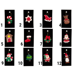 Новорічна ялинкова іграшка - фігурка Сніговик, 6 см, білий, пластик (001040-9)