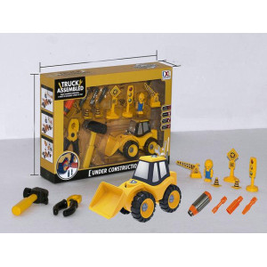 Ігровий набір - конструктор бульдозер, 10x16x8 см, пластик (CXL200-31A)
