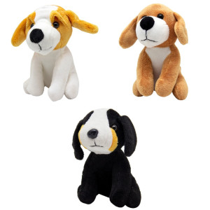 М'яка іграшка - щеня чорне, 13,5x8,5x8 см, чорний, поліестер (5216103-1)