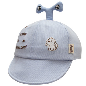 Кепка дитяча з написом, світло-блакитний, 46 см, 2-4 роки, бавовна (517878)