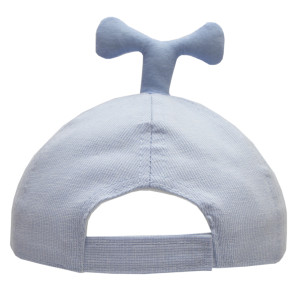 Кепка дитяча з написом, світло-блакитний, 46 см, 2-4 роки, бавовна (517878)