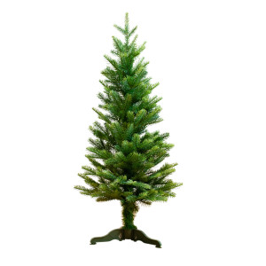 Ялинка лита штучна новорічна 120 см, зелений, ніжка пластик, в коробці (lmag-120)