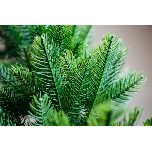 Ялинка лита штучна новорічна 120 см, зелений, ніжка пластик, в коробці (lmag-120)