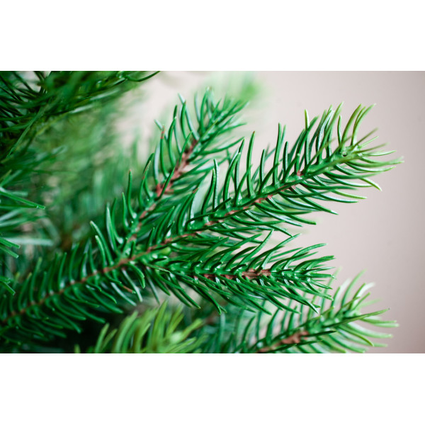 Ялинка лита штучна новорічна 120 см, зелений, ніжка пластик, в коробці (lmag-120)