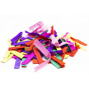 Конфетті-стік, 35 см, різнокольорове конфетті з фольги (400485)