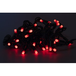 Світлодіодна гірлянда, 4 м, 40 л, червоний,  IP44 (040551)