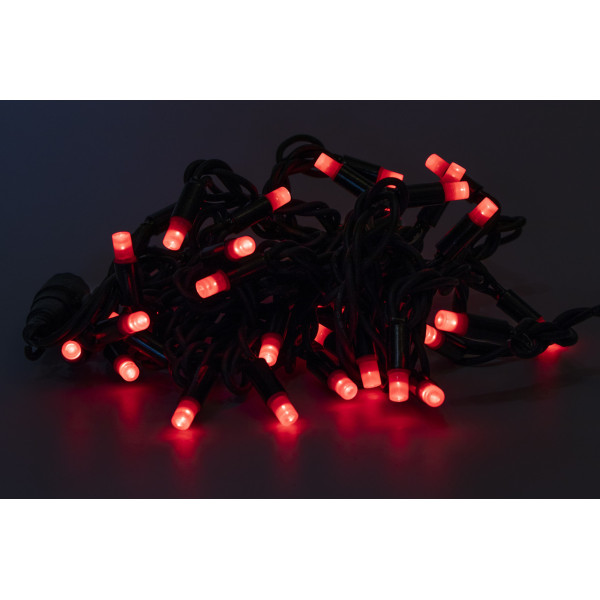 Світлодіодна гірлянда, 4 м, 40 л, червоний,  IP44 (040551)