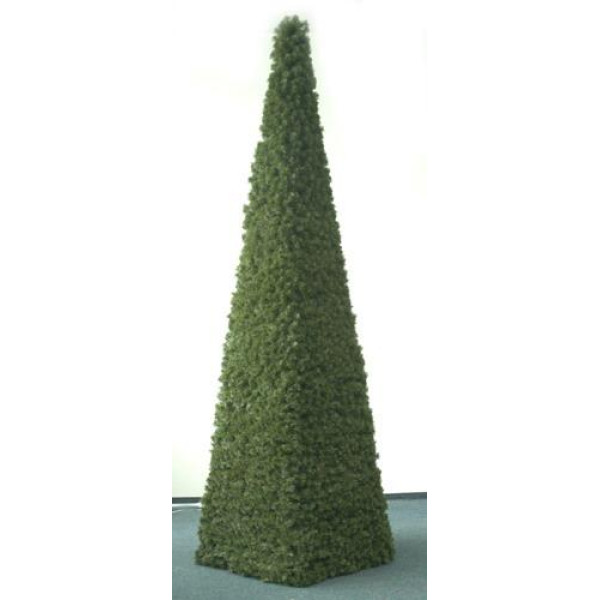 Хвойна конструкція - Піраміда ялинкова, 300 см, зелений, ПВХ (МП-300)