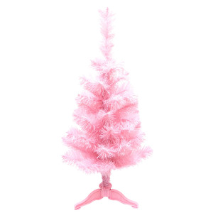 Ялинка штучна новорічна 80 см, рожева, густа, ПВХ (МАГ-80/3)