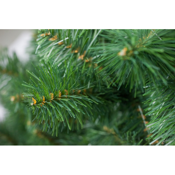 Ялинка штучна - Вікторія, 270 см, з 3 частин, металева ніжка, сосна, зелений, ПВХ (МВ-270)