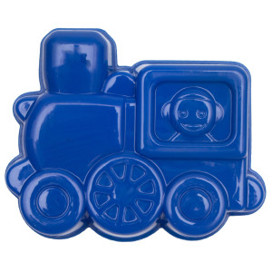 Формочка - паровозик, 16x13x3,5 см, синій, пластик (JH2-006-3)