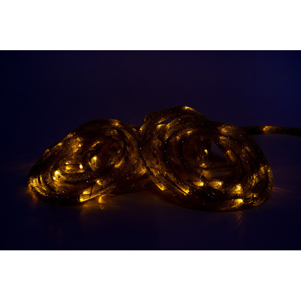 Світлодіодна гірлянда - рибки, 5 м, 80 л, жовтий, IP44 (040759)