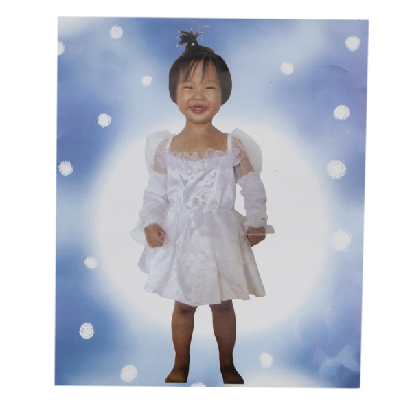 Дитяча карнавальна сукня, 8 років - 126 см, білий, поліестер (460861-3)