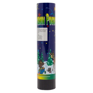 Хлопавка пружинна, 21 см, різнокольорові кружечки з фольги (400393)