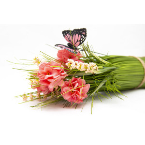 Штучні квіти сніп, 32,5 см, рожевого кольору (130030)