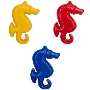 Формочка - морський коник, 20,5x13,5x4 см, червоний, пластик (JH2-011-2)