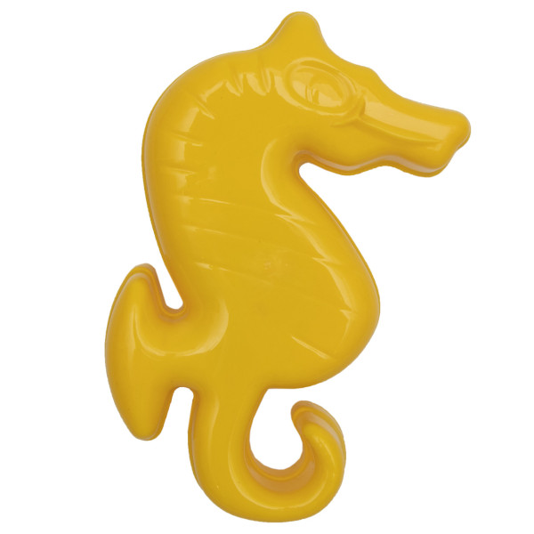 Формочка - морський коник, 20,5x13,5x4 см, жовтий, пластик (JH2-011-1)