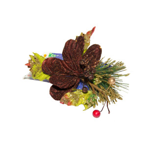 Декоративна гілочка, 19 см, червона (450183-1)