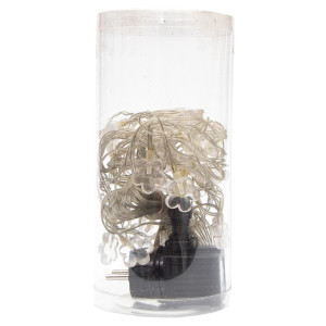 Світлодіодна гірлянда - сніжинки, 3,6 м, 24 л, синій, IP44 (040261)