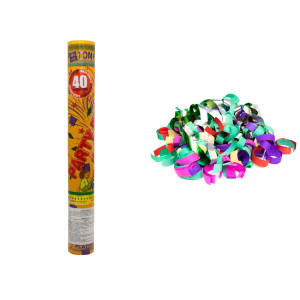 Хлопавка пневматична, 40 см, різнокольорові фігурки з фольги (400263)