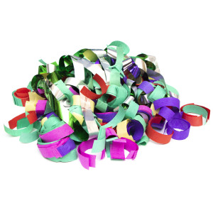 Хлопавка пневматична, 40 см, різнокольорові фігурки з фольги (400263)